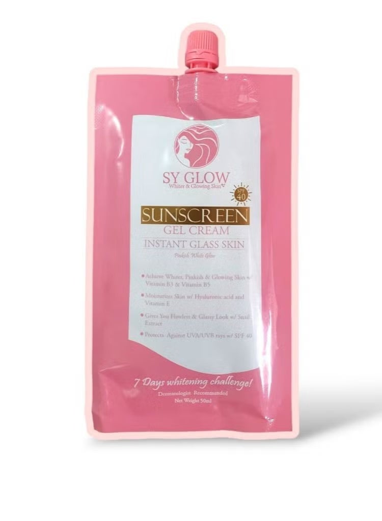 Instant glass skin sunscreen spf 40